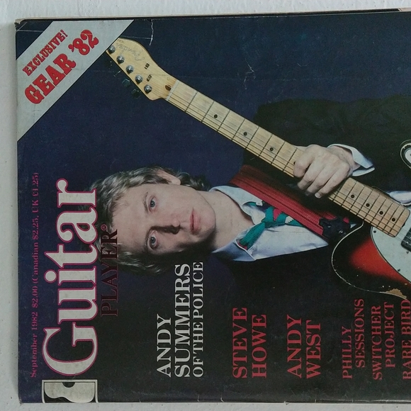 1982 Andy Summer Cover Magazine - Picture 2 of 9